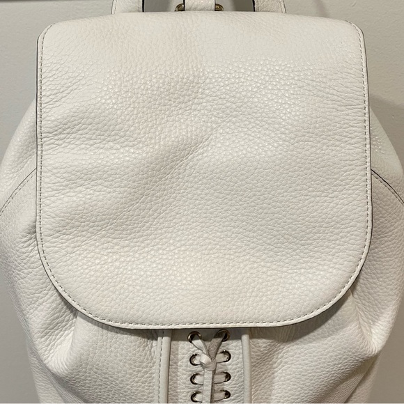 Rebecca Minkoff Moto Backpack in White Leather - Picture 3 of 16